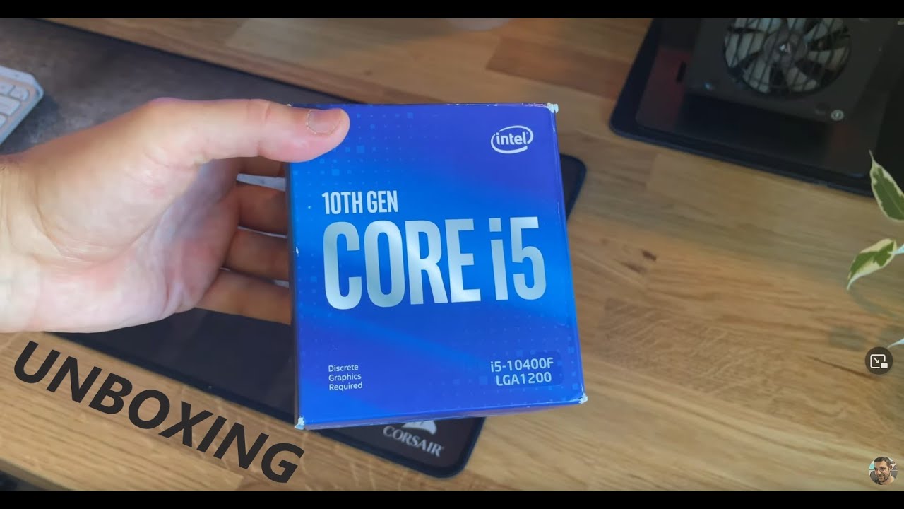 Intel I5 10400f Unboxing