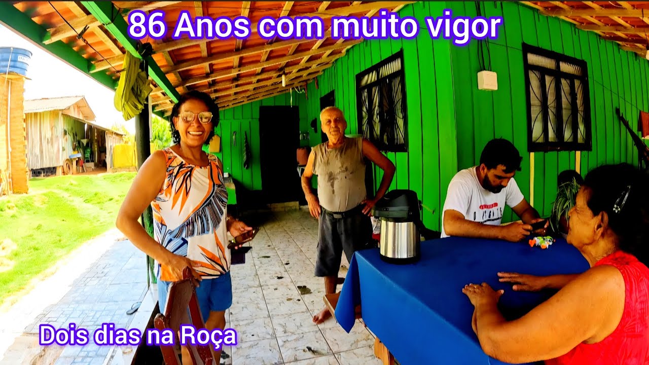 Fim de semana na roça com muita fartura 