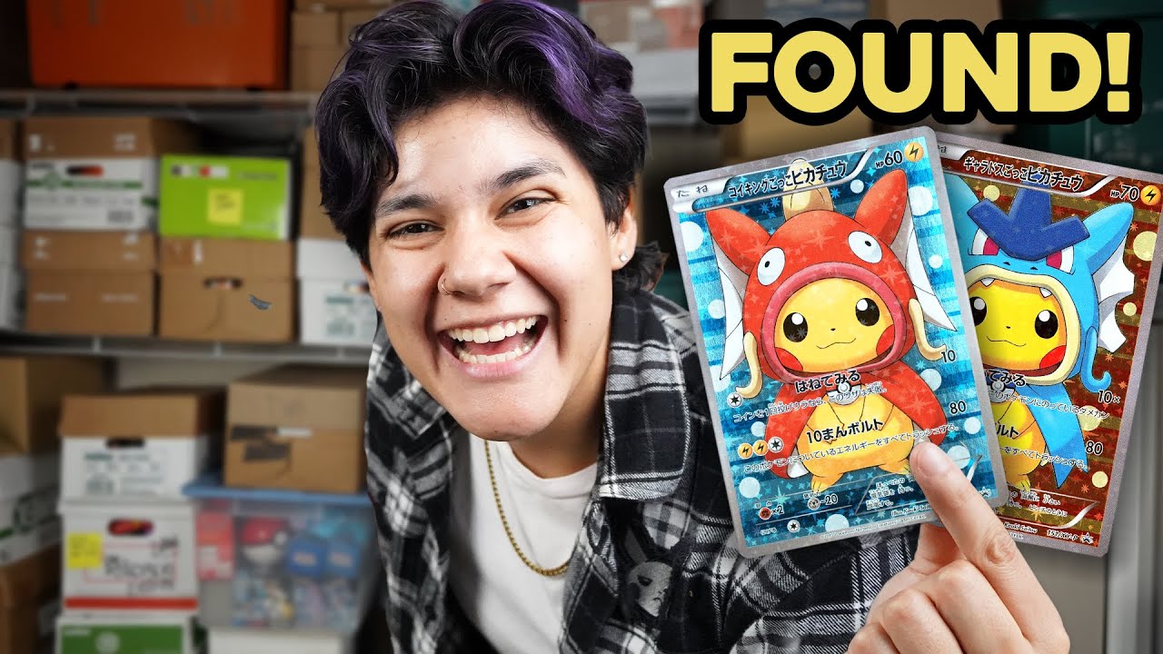 Эти карточки Pokémon были в подвале моей мамы 😳 Найдены в кладовке