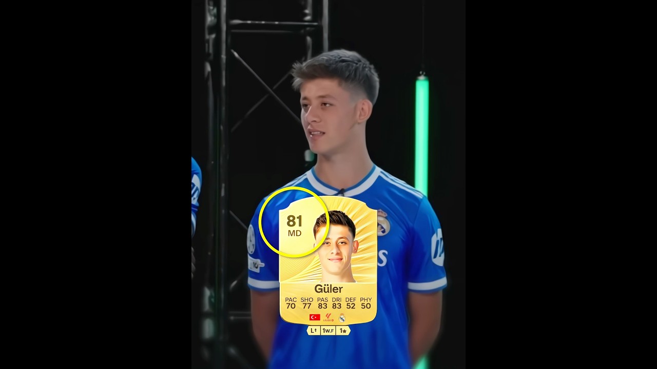 Arda Guler Reaction to FIFA 26 Card 😂