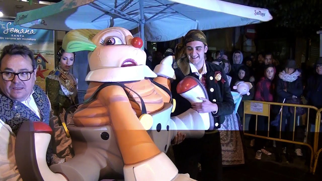 Nit de la cremà Falla Mercat Vell 2018