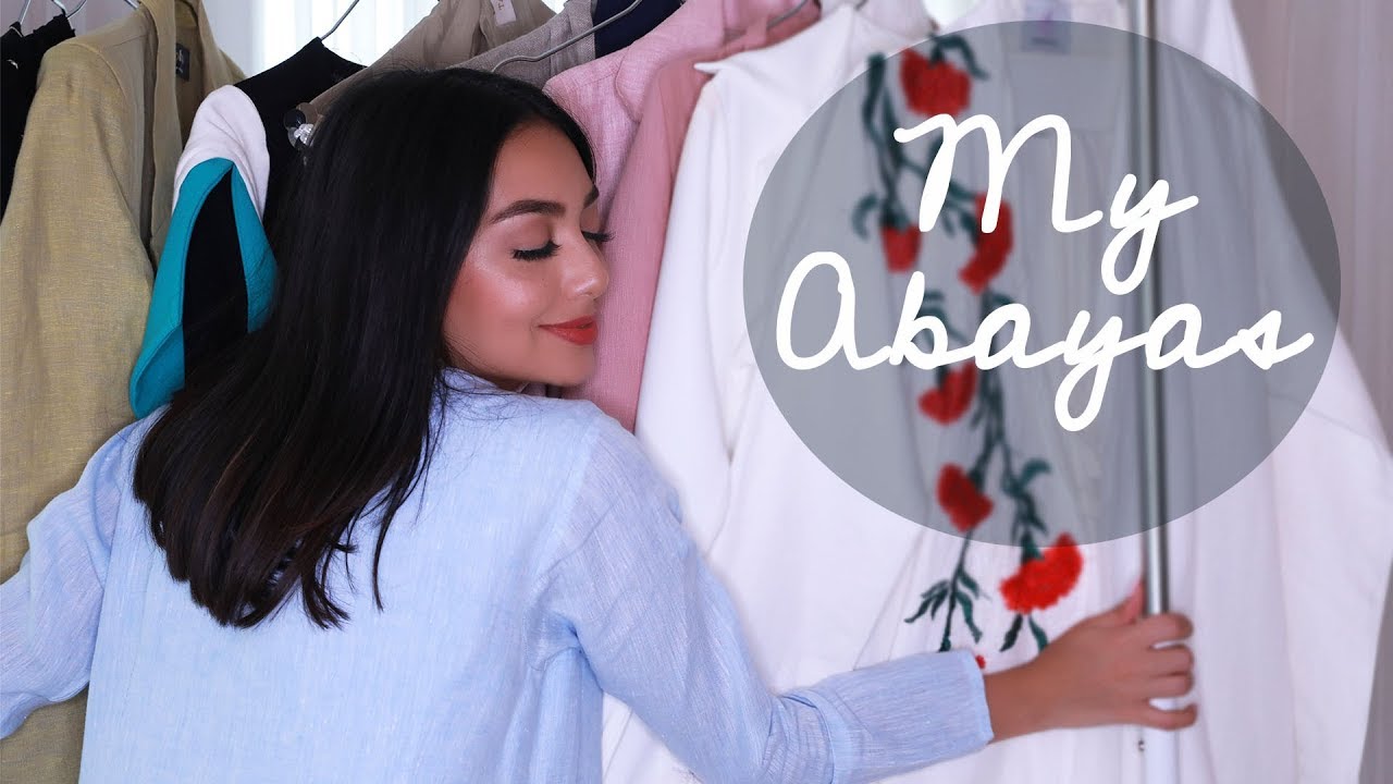 My abaya collection With Ghalia |  مجموعة العبايات المفضّلة لدي مع غالية