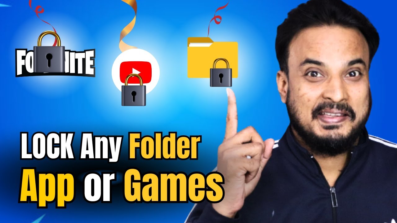 Lock any FOLDER, App or GAME in Windows PC/Laptop FREE | Folder me Password kaise lagaye