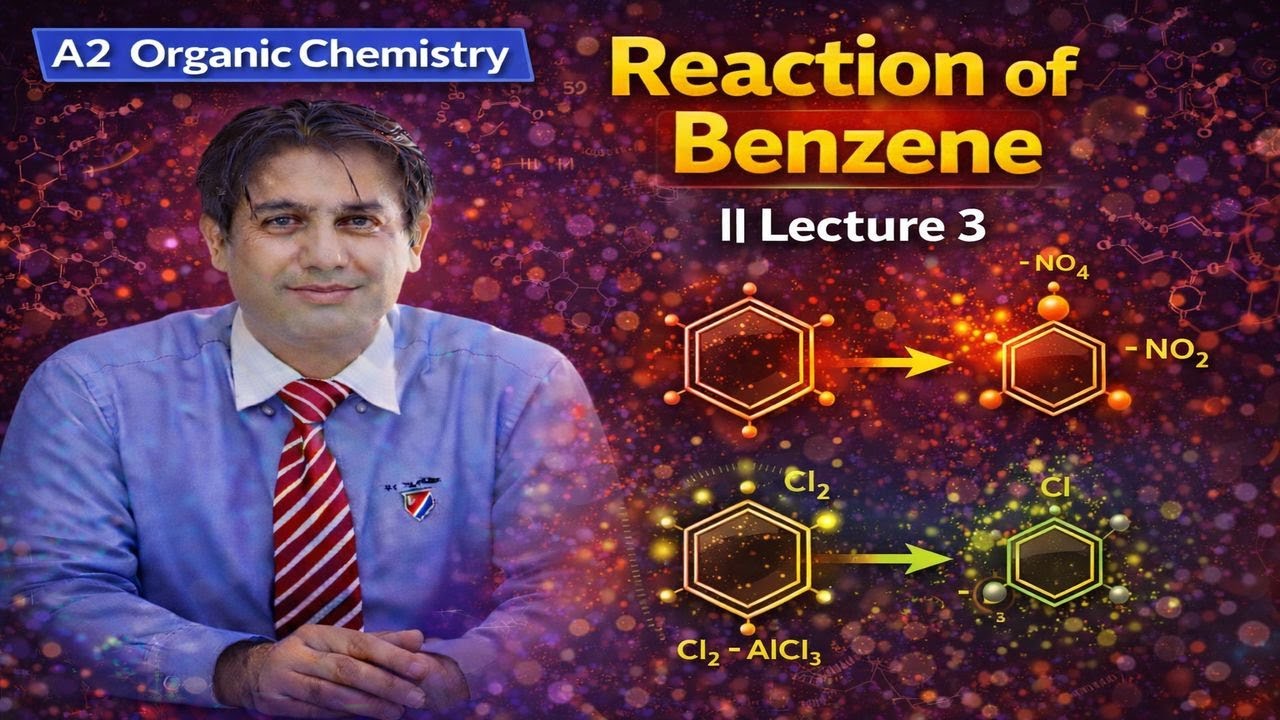 Reaction of Benzene || Lecture 3