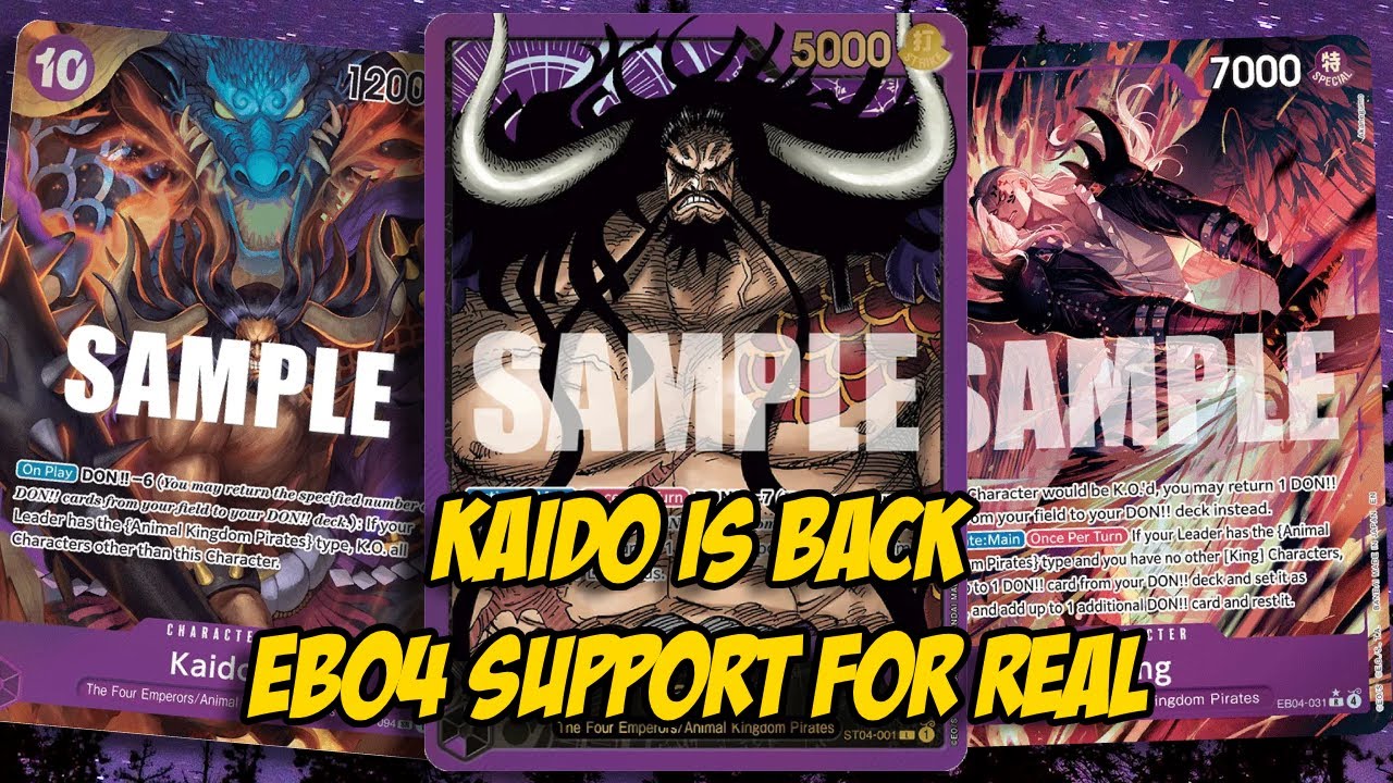 10c Kaido destroys all board! - Purple Kaido OP14 - OP14 Meta Decks - One Piece TCG ITA