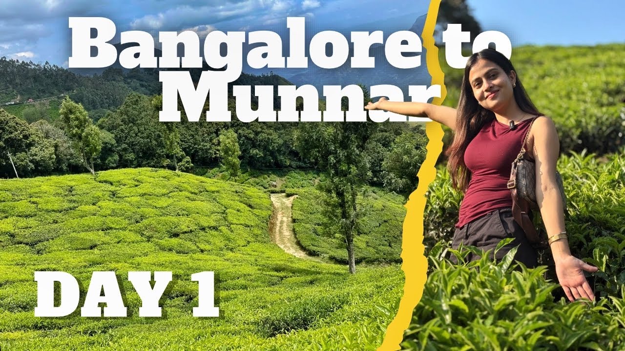 Bangalore to Munnar Trip via Kochi | Day 1 Vlog | Kerala Road Trip Guide 2026
