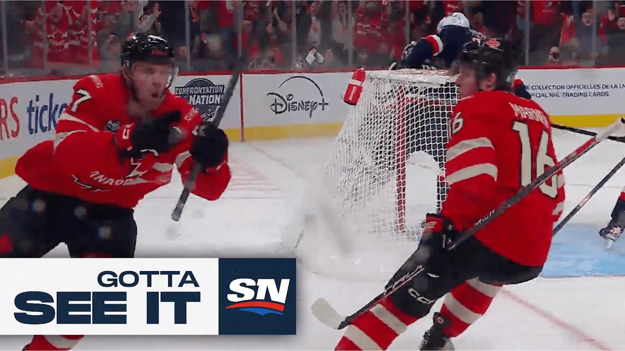 GOTTA SEE IT: Connor McDavid Flies Past USA Defence Ands Opens Scoring For Canada