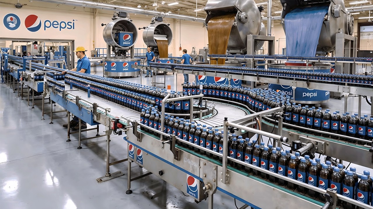 How Millions of Pepsi Bottles Are Made Every Day Inside Mega Factory