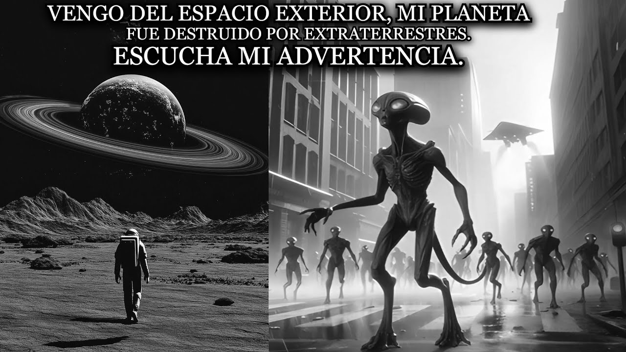 MI PLANETA FUE DESTRUIDO POR EXTRATERRESTRES, VENGO A LA TIERRA ADVERTIRTE - RELATOS DE NOCHE