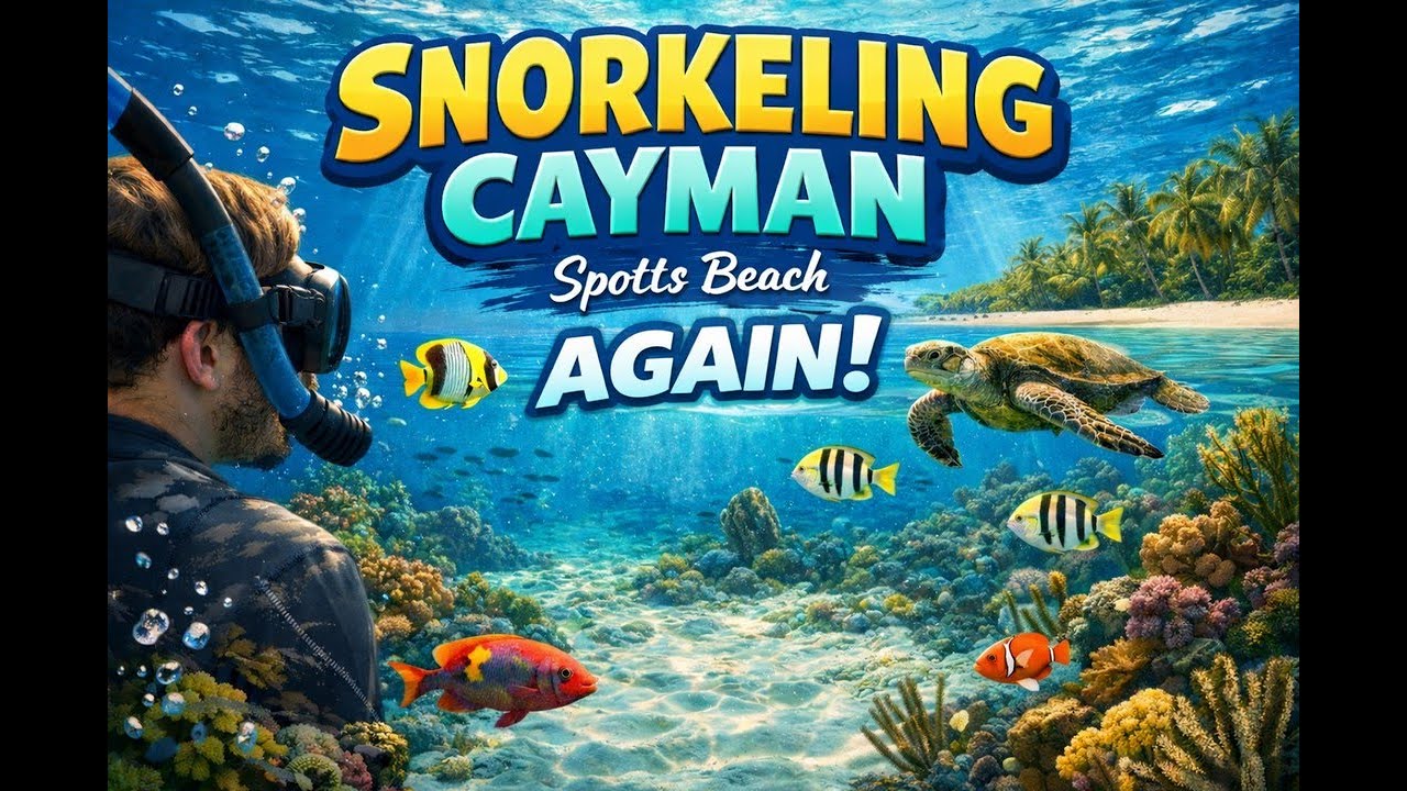 Spotts Beach Snorkeling (Grand Cayman) — Sea Turtles & We Went Back AGAIN!