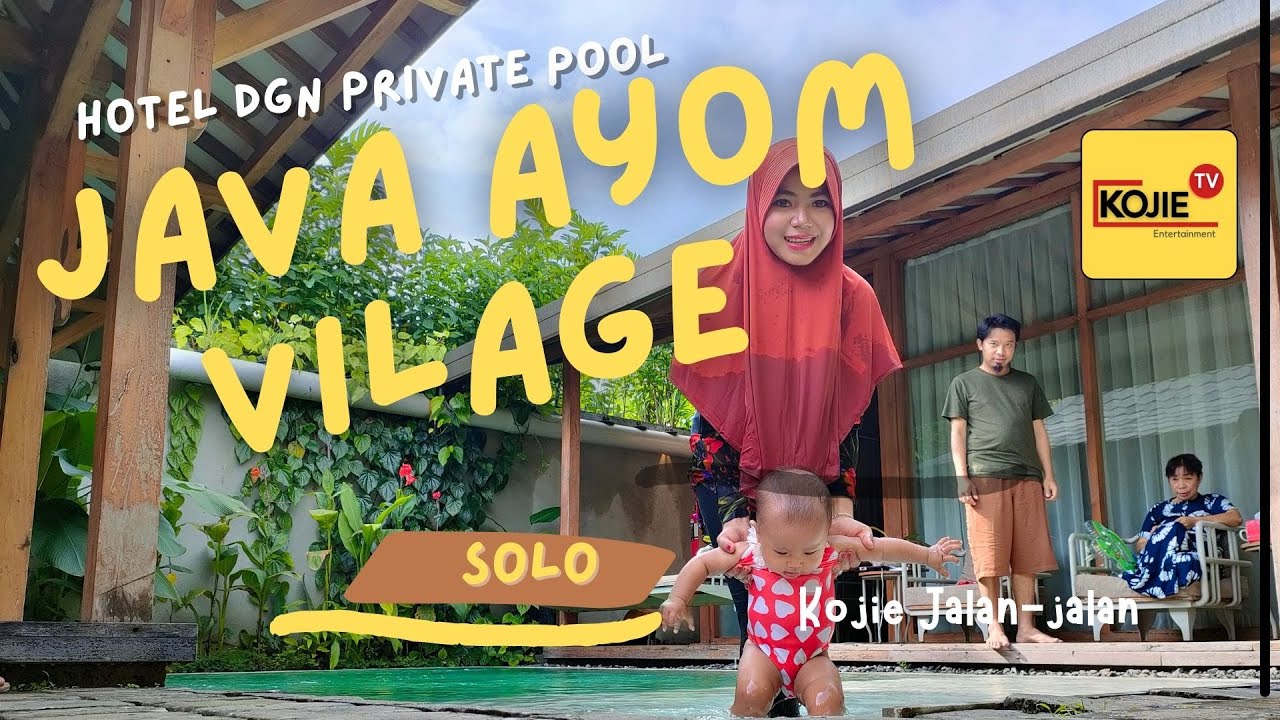 Hotel Nuasa Tradisonal Modern di Solo, Java Ayom Villa kamar Manik Jejantung | Kojie Jalan-jalan