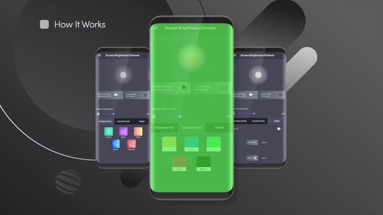 Screen Brightness Dimmer - Blue Light Filter #AdsFree