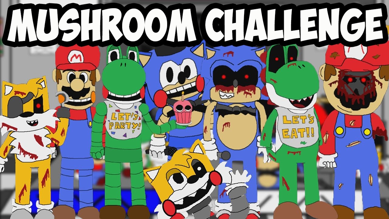 FNAS 2 CUSTOM NIGHT - MUSHROOM CHALLENGE MODE | FIVE NIGHTS AT SONIC'S 2 | 8th PLUSHIE??