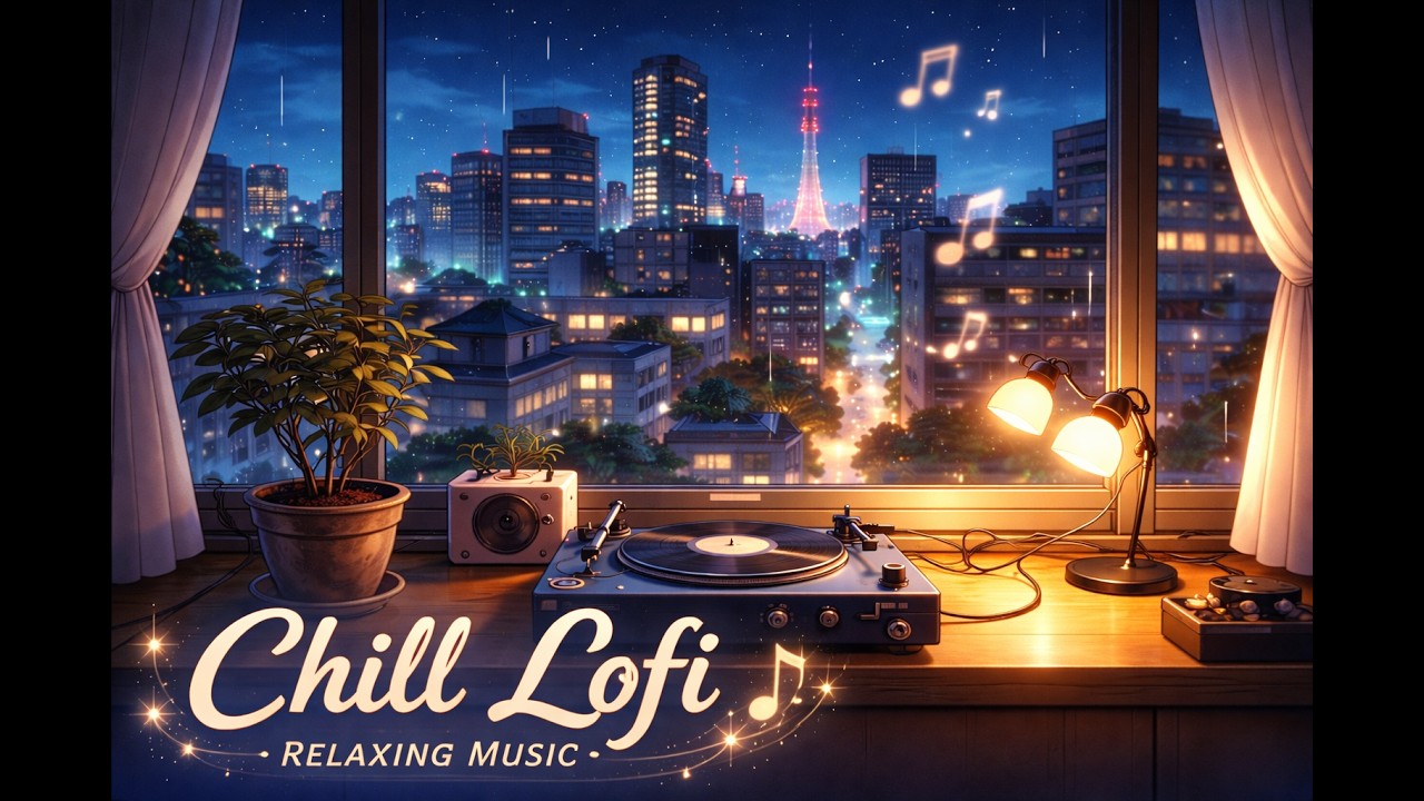 Smooth Jazz Lofi ☕ Relaxing Beats for Study, Work & Focus