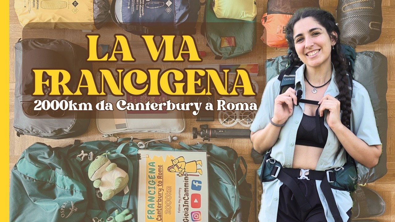 Il mio ZAINO per 3 MESI di cammino ☀️