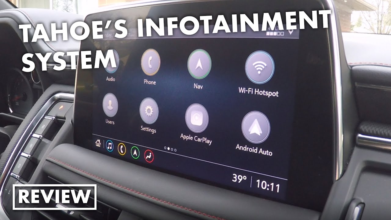 2021 Chevrolet Tahoe RST Infotainment Overview
