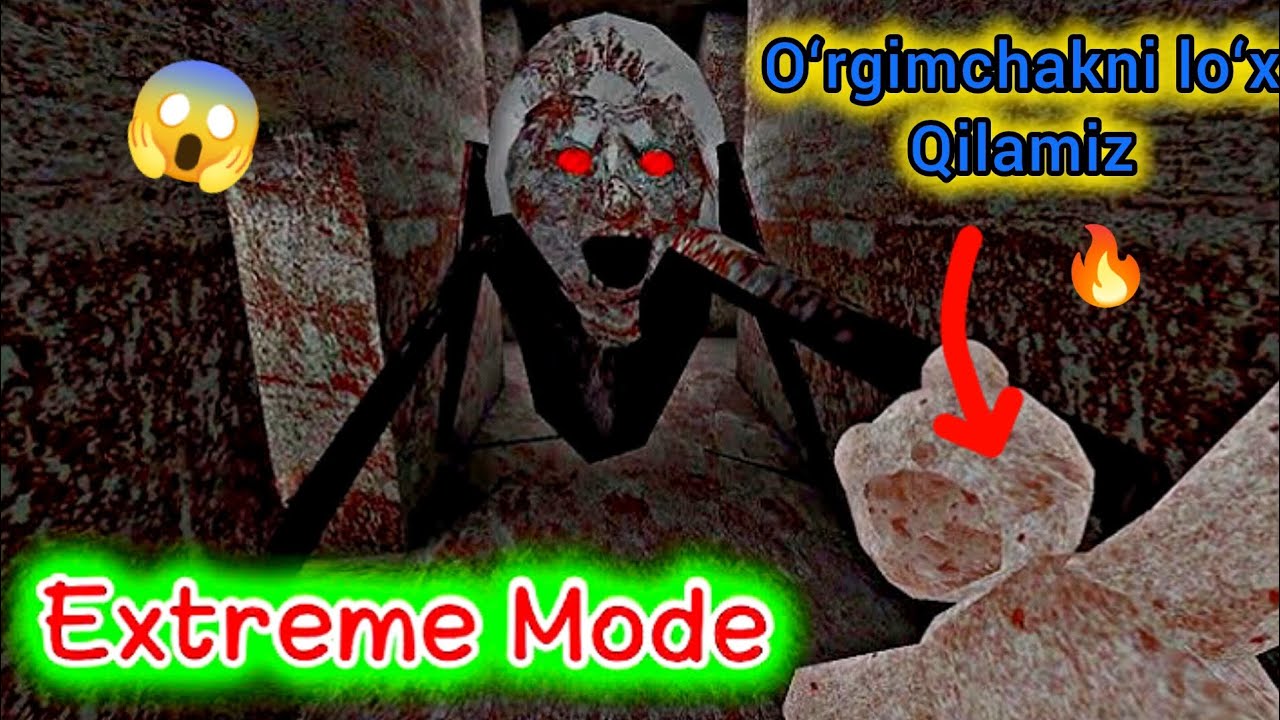 Granny 1 Revamp //Yuragim yorildi🗿 // Extrime + nightmer + spider + teddy☠️😨 Oʻrganuvchlar uchun ham