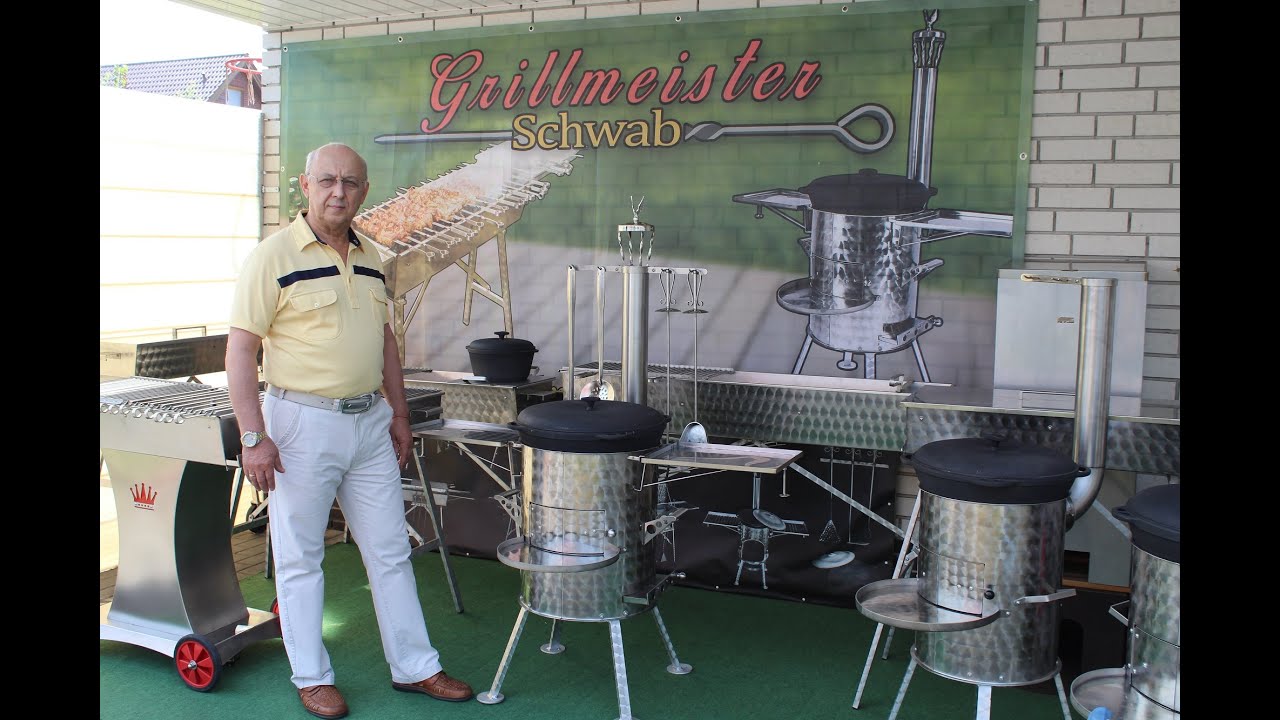 Russischer Schaschlikgrill Mangal Schaschlikspie&szlig;e Utschak Uchak Uchag  Holzkohlegrill учаг казан