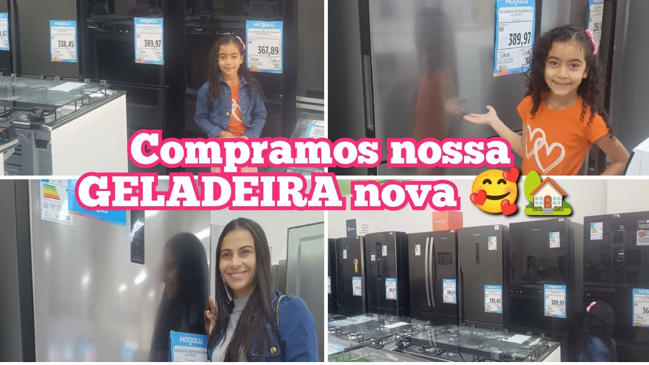 Compramos nossa Geladeira nova 🥰 🏡