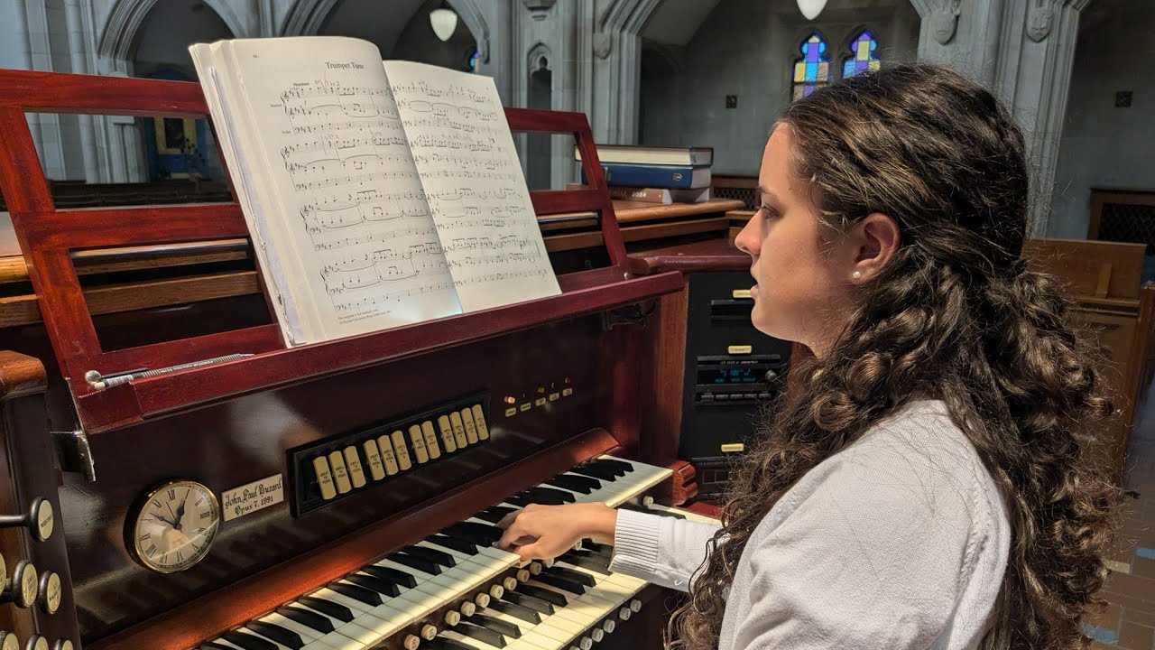 𝑺𝒘𝒆𝒆𝒕 𝑺𝒂𝒓𝒂𝒉𝒏𝒂𝒅𝒆 ~ Trumpet Tune by Henry Purcell (Abridged Version) at St. John the Divine, IL