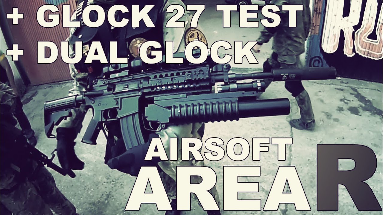 Capsule Corp. Airsoft España / Area R Valencia+ Glock 27 test + Dual Glock (GoPro HERO 3)