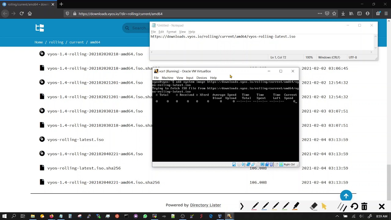 vyos image update using Internet