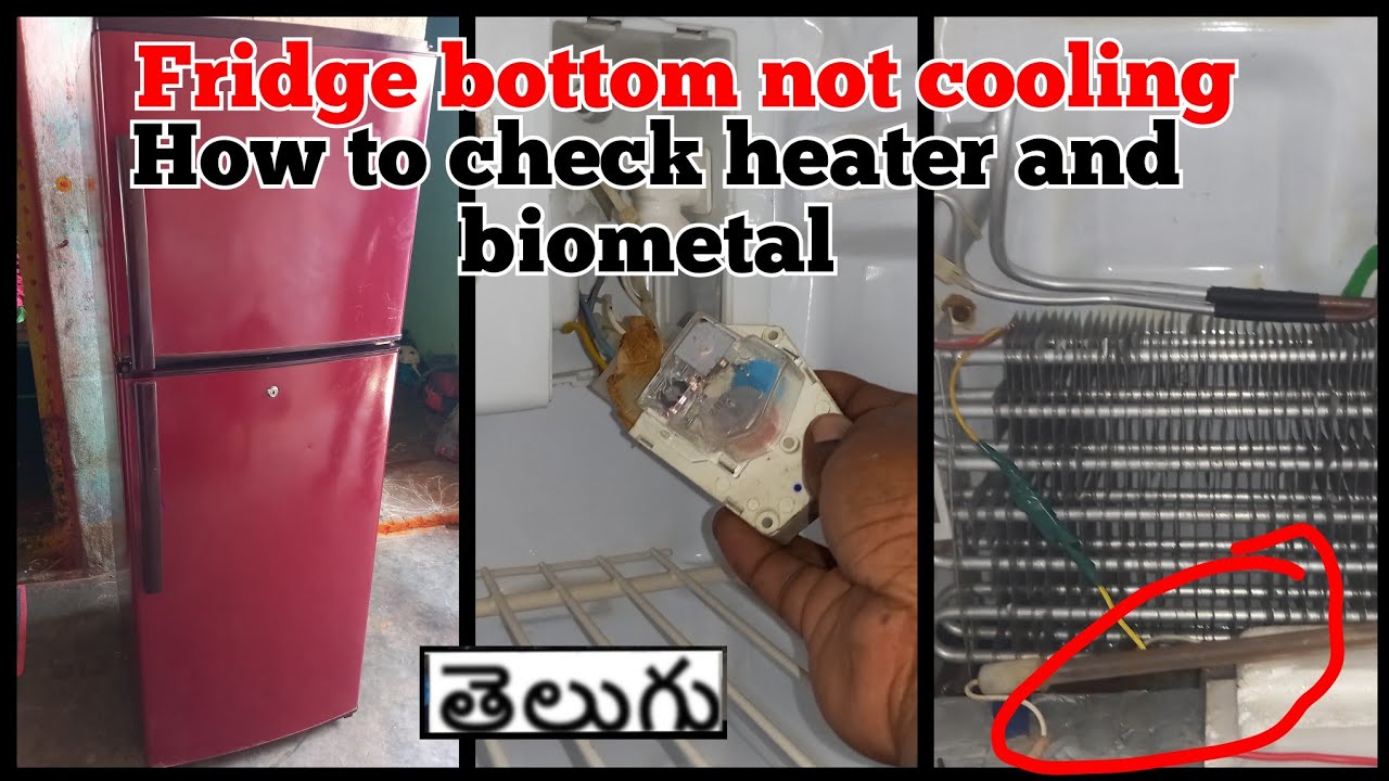 double door fridge bottom not cooling / Telugu / Kelvinator double door fridge not cooling