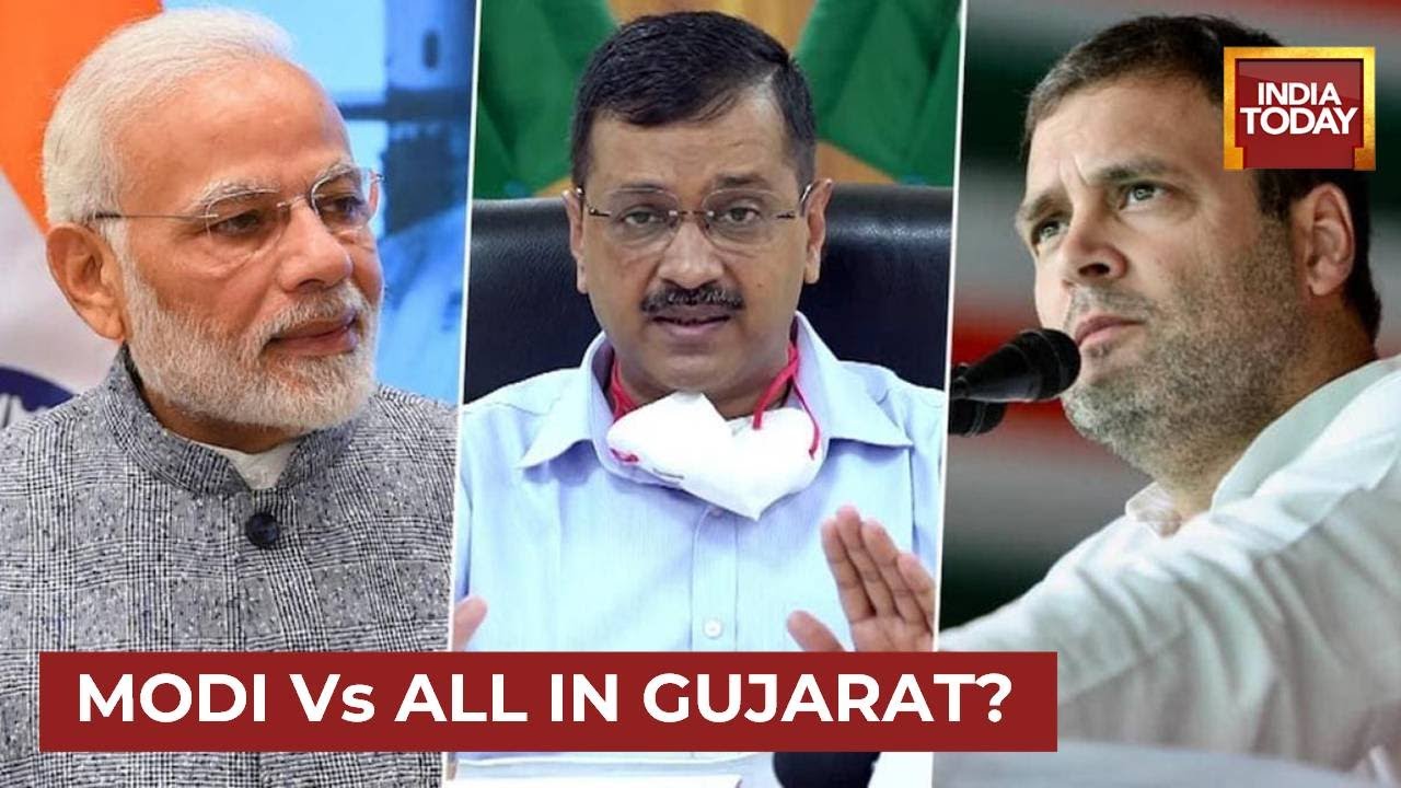 PM Modi's Fires Fierce Retort To Congress & AAP In Gujarat Rally, WATCH