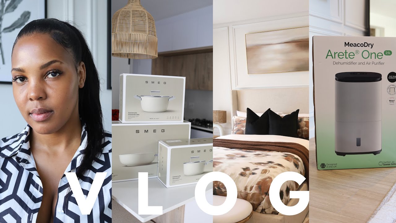 VLOG || NEW KITCHEN COUNTER CHAIRS || OUR HOUSE IS INFESTED WITH MOULD || UNBOXING NEW POTS