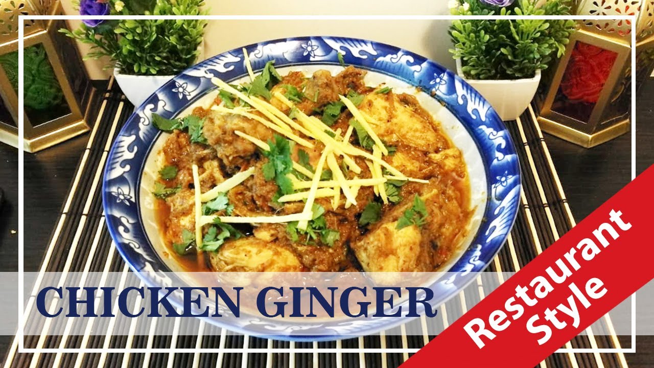 CHICKEN GINGER BY SIDRA RAFI