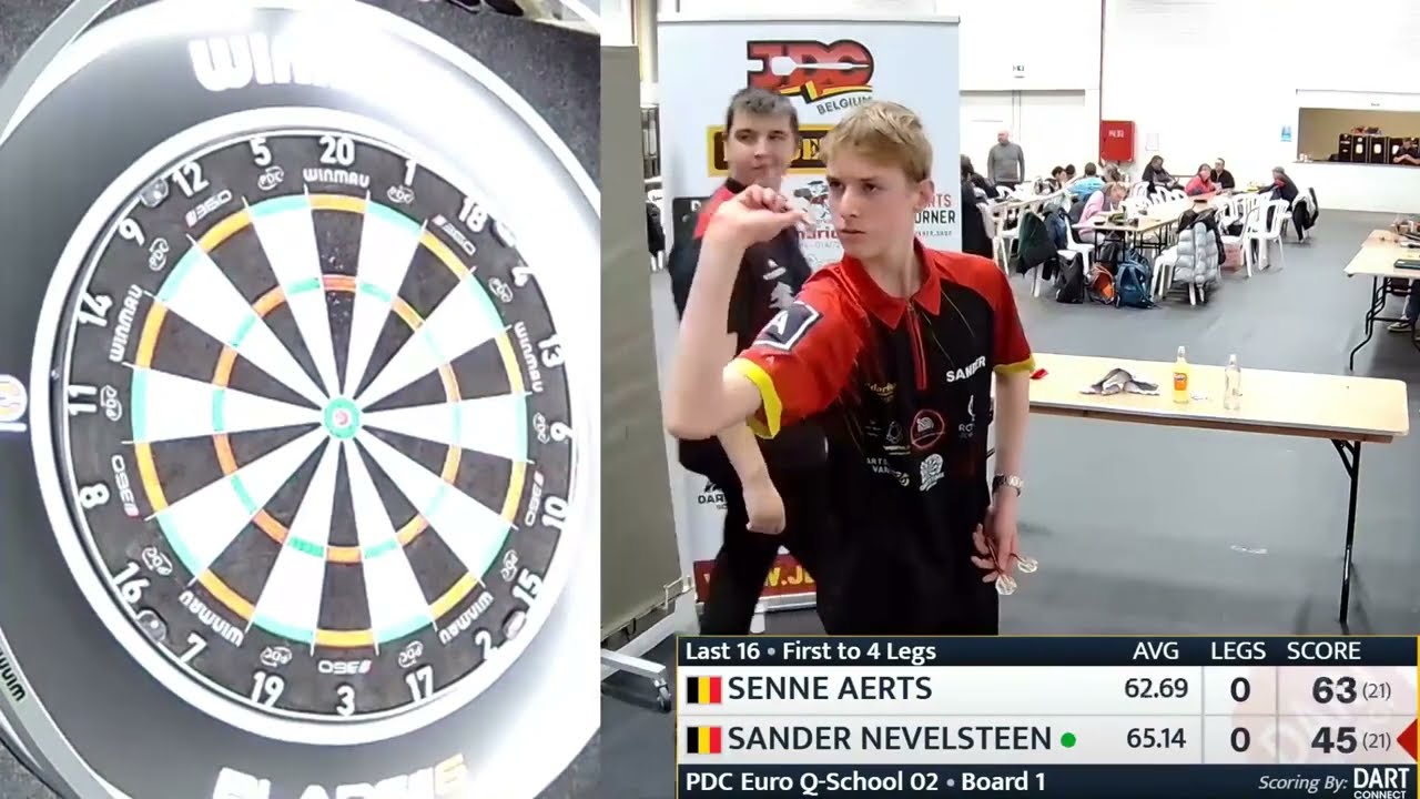 Senne Aerts vs Sander Nevelsteen Highlights / JDC Euro Q-School Event 02 Last 16 2026
