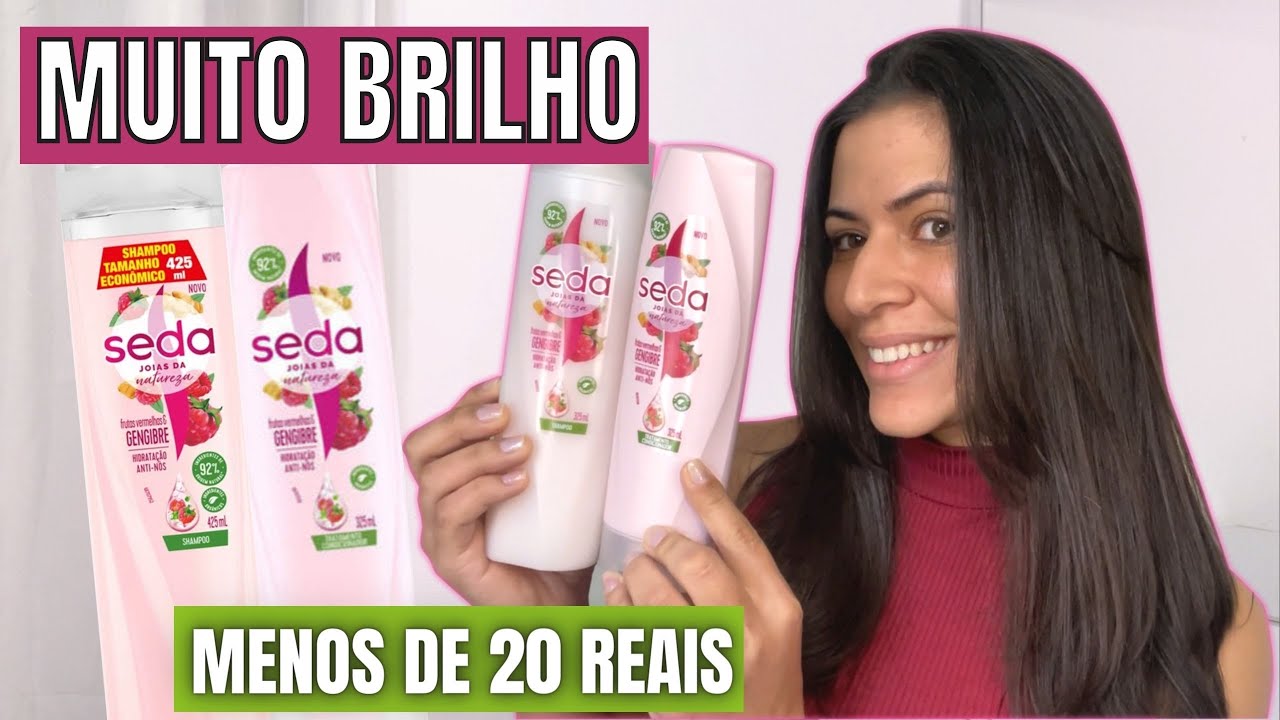 TESTEI O KIT GENGIBRE + FRUTAS VERMELHAS HIDRATAÇÃO ANTI-NÓS JOIAS DA NATUREZA SEDA | Larisse Gama