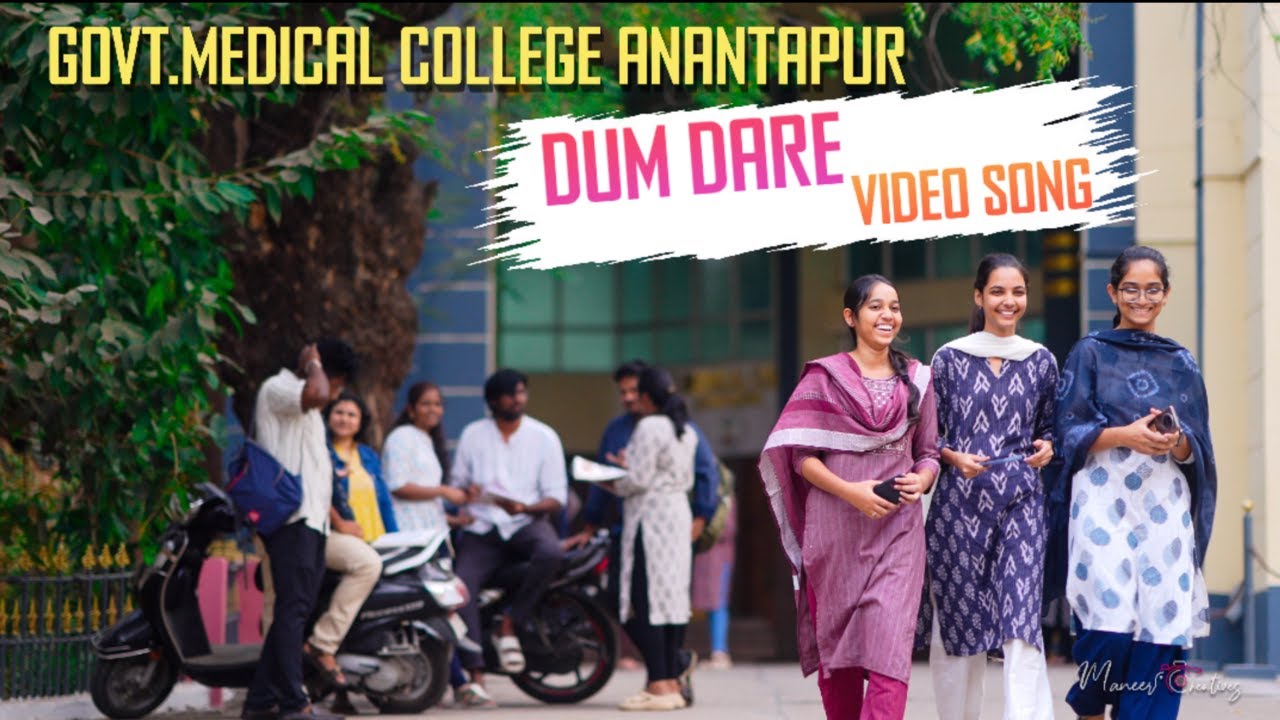 Dum Dare Cover Song 4K By Government Medical College Anantapur Student's ||2K19 BATCH||