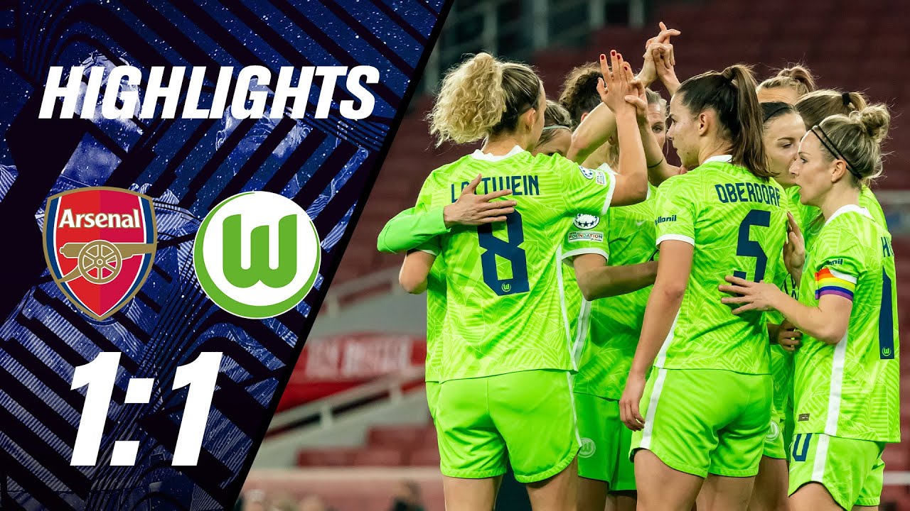 Trotz starker Leistung: Sp&auml;ter Ausgleichstreffer! | FC Arsenal - VfL Wolfsburg | Highlights UWCL