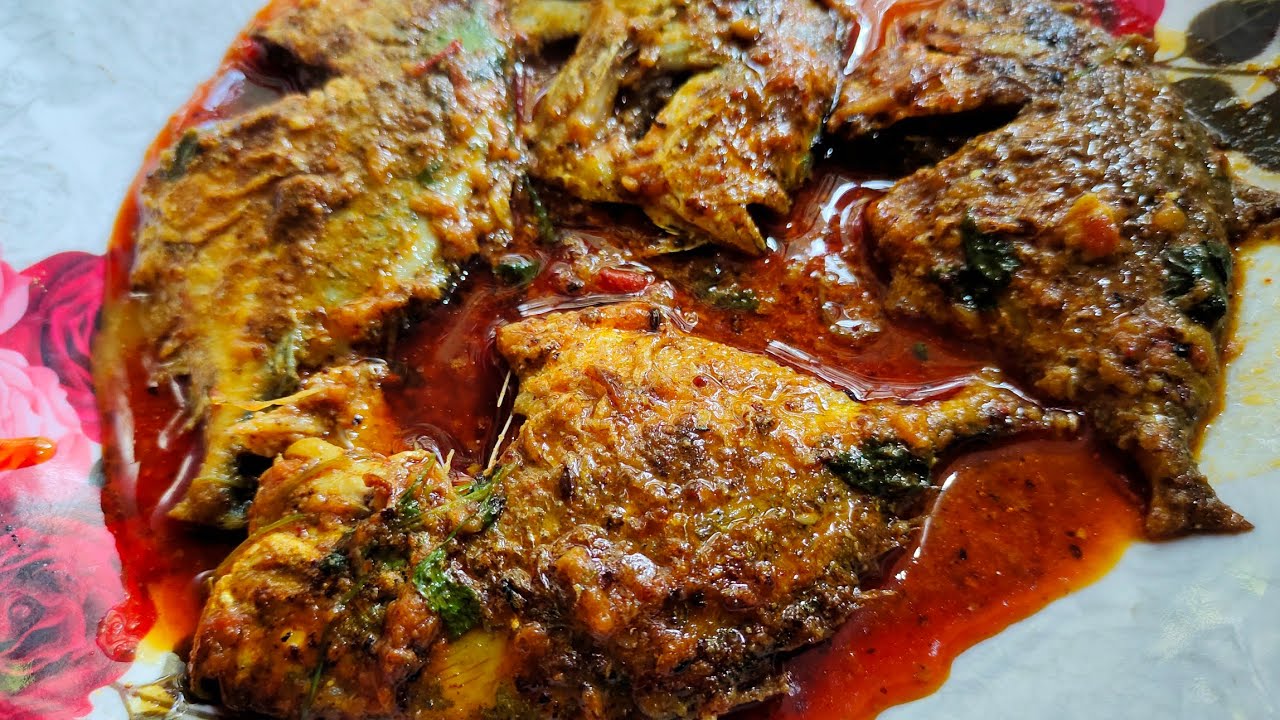 pomfret masala fray/how to make pomfret masala/pomfret masala curry kese banaye