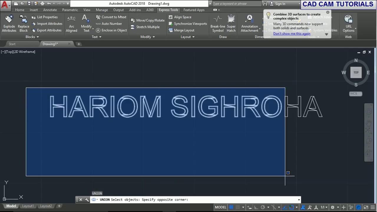 AutoCAD 2018 Tutorial for Beginners   87  HOW TO EXPLODE THE TEXT IN AUTOCAD 2018#