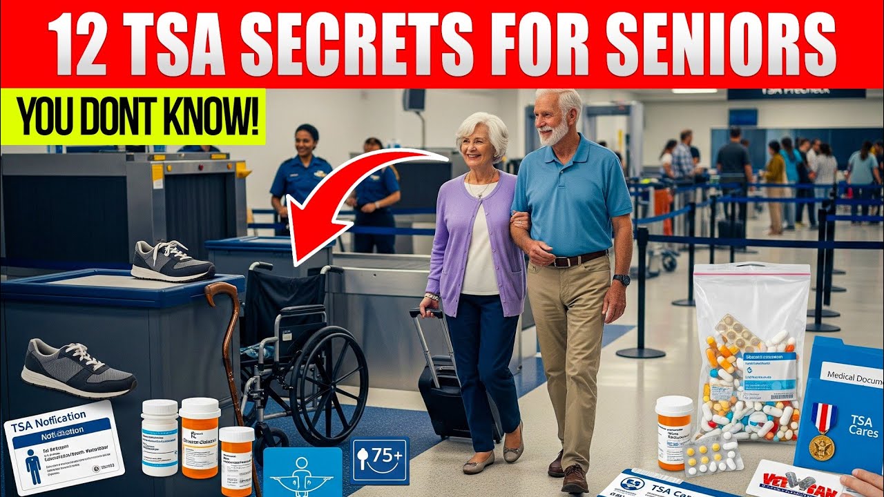 12 TSA Secrets That Make Air Travel Easier for Seniors (Revealed!)