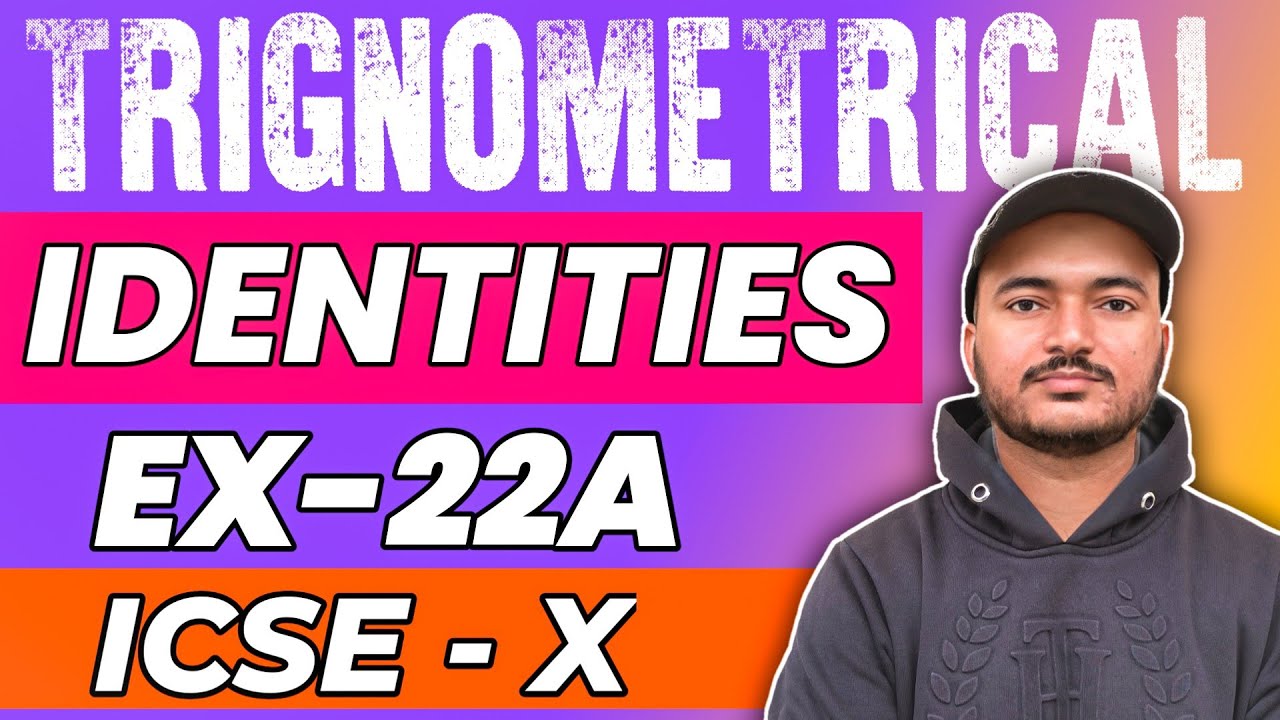 Trigonometrical Identities | Class 10th Math Exercise 22A  one shot video | R.S.Aggarwal Math