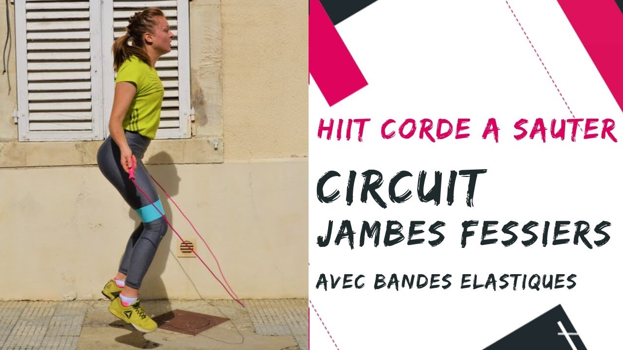 CORDE À SAUTER Circuit Cardio HIIT JAMBES FESSIERS