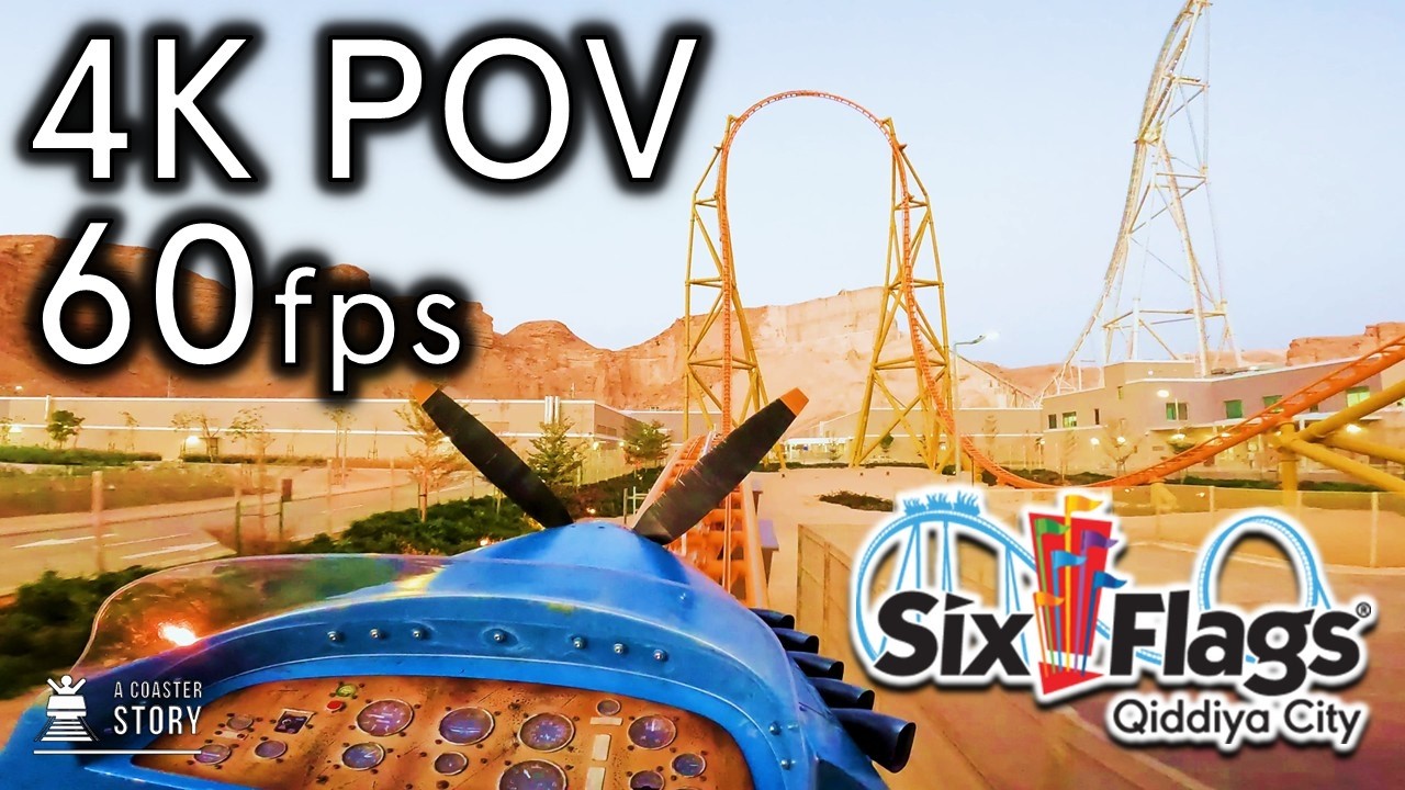 Spitfire (World's Tallest Inversion!) - Six Flags Qiddiya City 4K60 POV