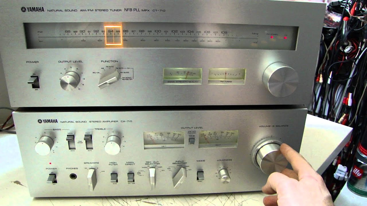 yamaha CA-710 + yamaha CT-710 test