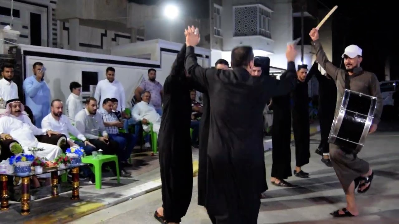 فنان الجوبي ابو عامر النمراوي مع الفنان أحمد المختار في مدينة الرمادي بدعوة من شيخ العكيدات