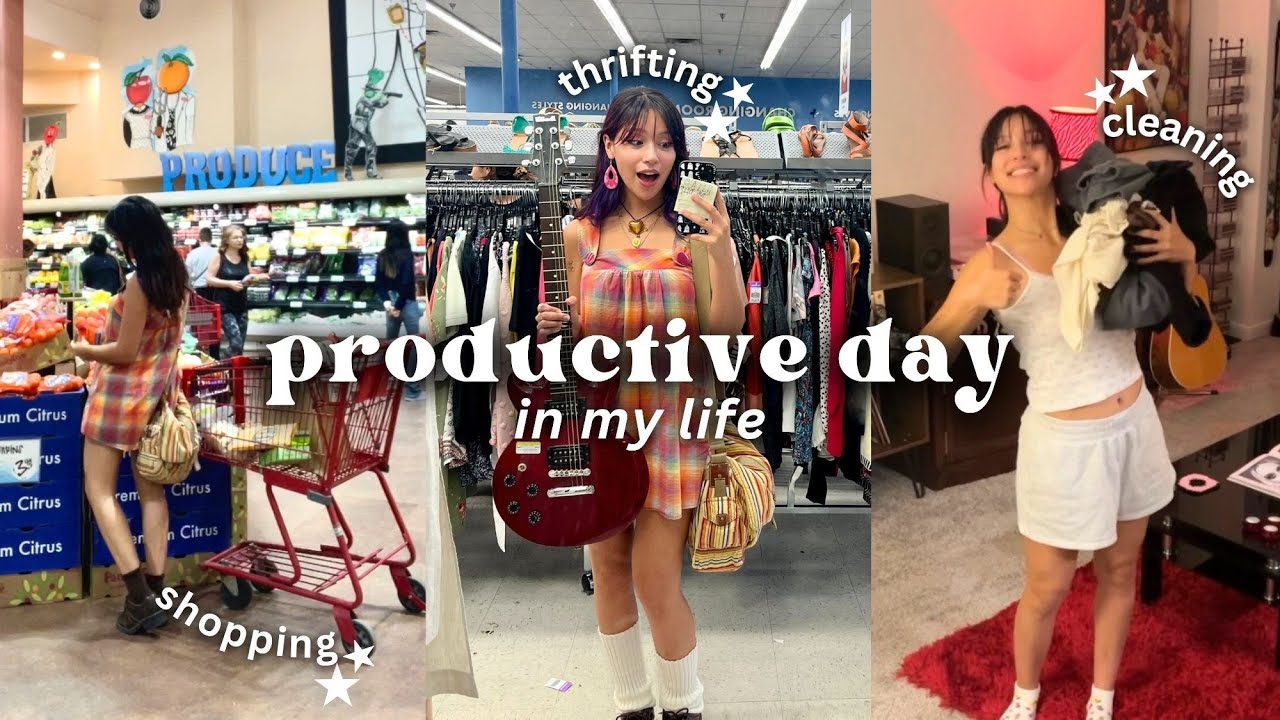 A DAY IN MY LIFE VLOG! Shopping, cleaning, & working out!