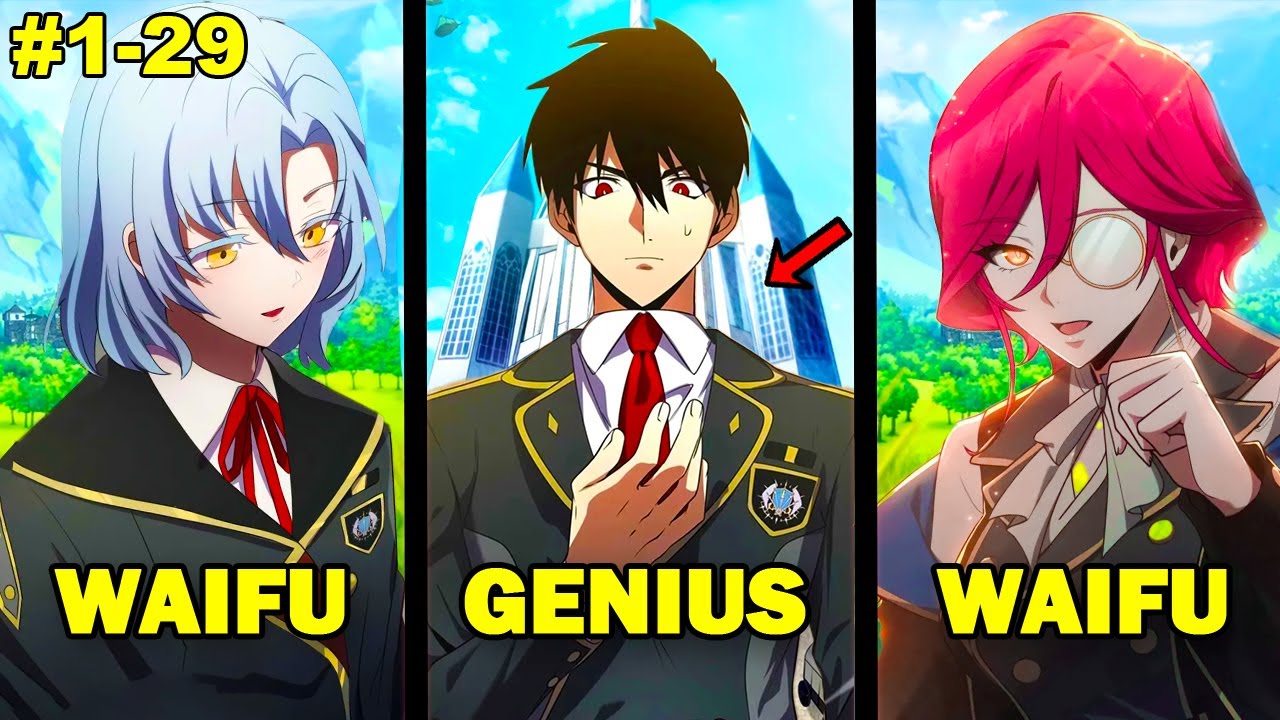 [1-29] Genius Dark Swordsman Returns In Magic Academy! | Manhwa Recap