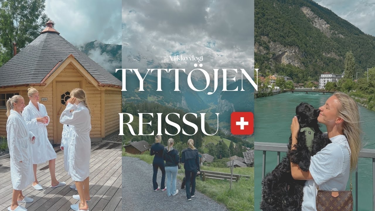 Vlogi: Viikonloppu Lauterbrunnenissa 🇨🇭 + arkea koiranpennun kanssa 🐾