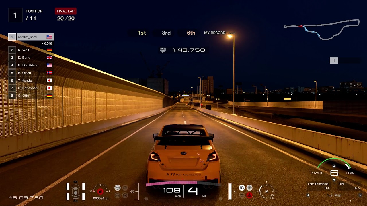 Gran turismo sport - driving school intermidiate:  40. Complete the race while saving fuel