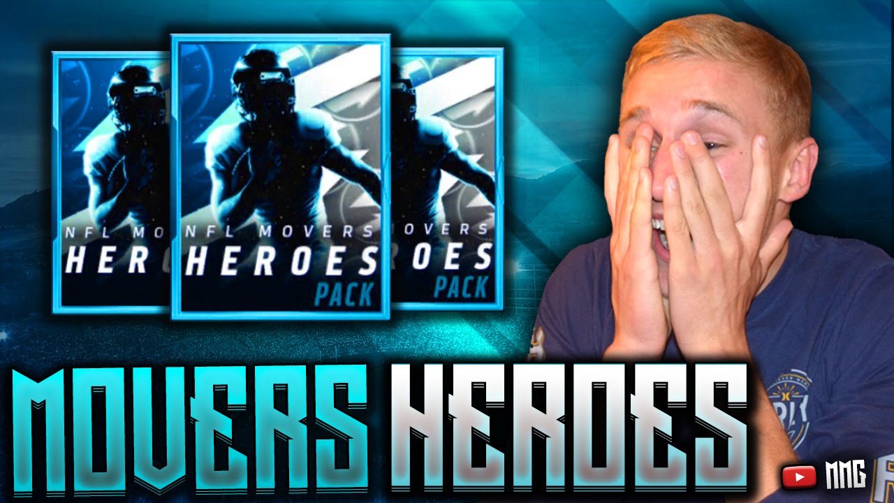 5x  NFL MOVERS HEROES! BEST PACKS YET! Madden Mobile 16