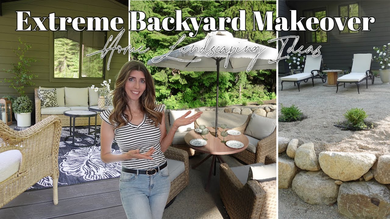 Extreme Backyard Makeover / Home Landscaping Ideas & Outdoor projects with a European Style