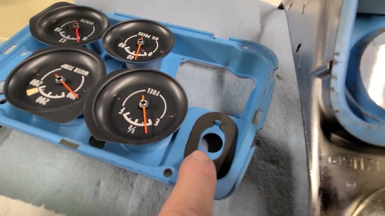 Center Gauges installed for a C3 Corvette...Part 1