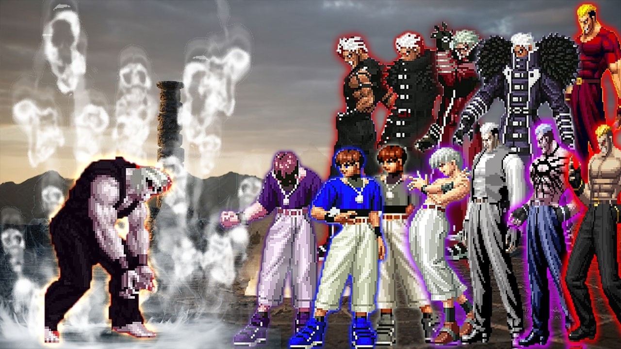 [Mugen KOF] InfernoWalker Ken Vs Orochi Chris, Orochi Krizalid, Orochi Yamazaki Team